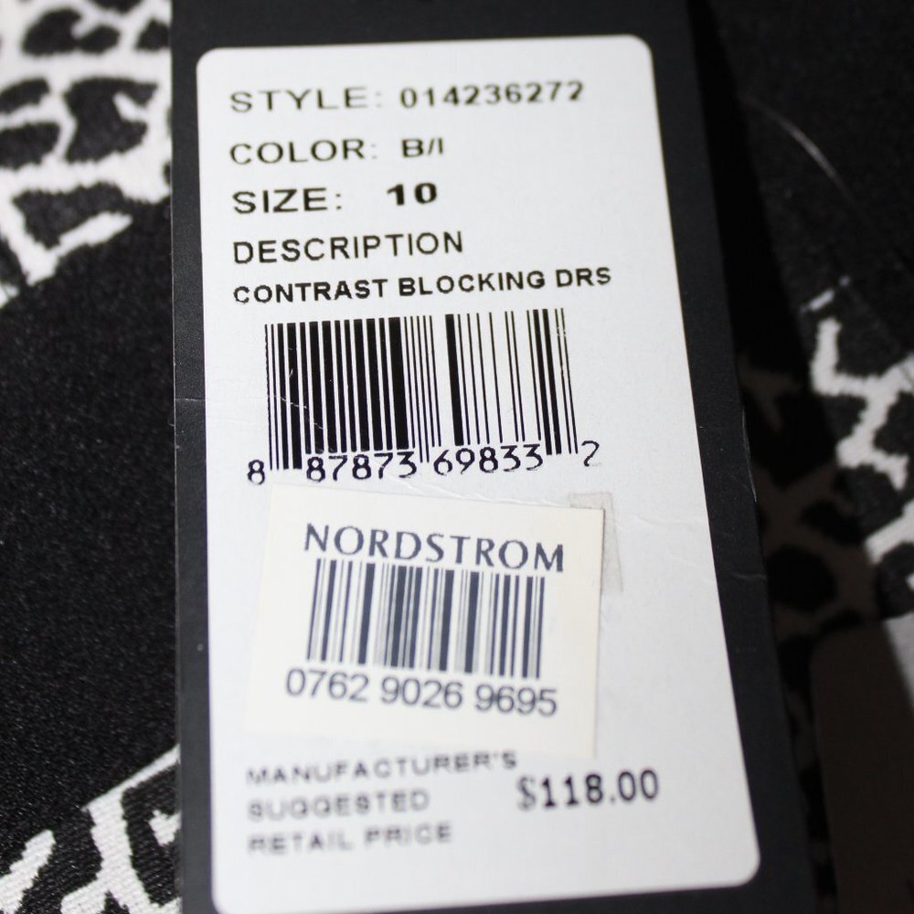NWT Adrianna Papell Leopard Print Sleeveless Dress - Picture 11 of 13